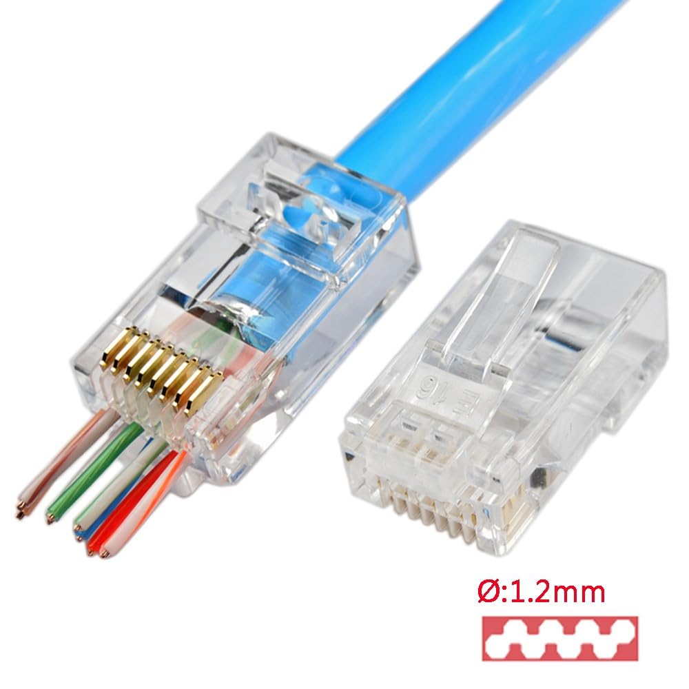 Amazon.co.jp: 簡単・確実パンドウィット対応CAT.6A UTP モジュラー